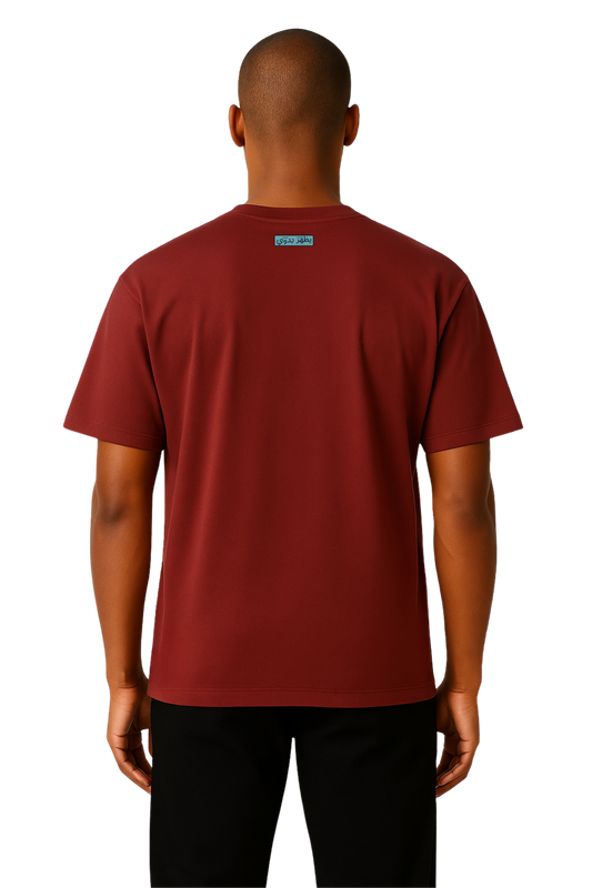 BLUE + BURGUNDY